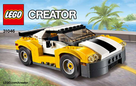 31046-Fast Car - INSTRUCTIONS ONLY Instructions LEGO® Slightly Used Book 1