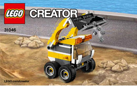 31046-Fast Car - INSTRUCTIONS ONLY Instructions LEGO® Slightly Used Book 2