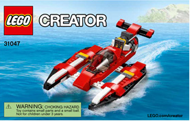 31047-Propeller Plane - INSTRUCTIONS ONLY Instructions LEGO® Slightly Used Book 3