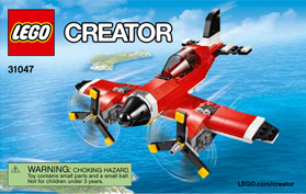 31047-Propeller Plane - INSTRUCTIONS ONLY Instructions LEGO® Slightly Used Book 1