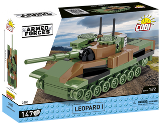COBI Leopard I Tank 1:72 Scale: Set #3105 Cobi Kit Cobi Toys
