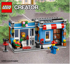 31050-Corner Deli - INSTRUCTIONS ONLY Instructions LEGO® Slightly Used Book 3