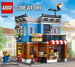 31050-Corner Deli - INSTRUCTIONS ONLY Instructions LEGO® Slightly Used Book 1