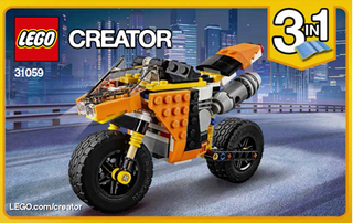 31059-Sunset Street Bike - INSTRUCTIONS ONLY Instructions LEGO® Slightly Used Book 1
