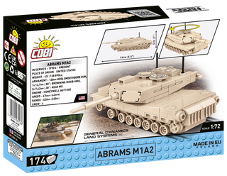 COBI Abrams M1A2 Tank 1:72 Scale: Set #3106 Cobi Kit Cobi Toys
