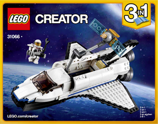 31066-Space Shuttle Explorer - INSTRUCTIONS ONLY Instructions LEGO® Slightly Used Book 1