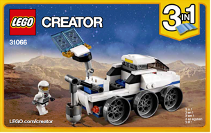31066-Space Shuttle Explorer - INSTRUCTIONS ONLY Instructions LEGO® Slightly Used Book 3