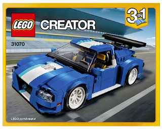 31070-Turbo Track Racer - INSTRUCTIONS ONLY Instructions LEGO®