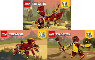 31073-Mythical Creatures - INSTRUCTIONS ONLY Instructions LEGO®