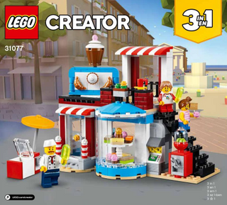 31077-Modular Sweet Surprises - INSTRUCTIONS ONLY Instructions LEGO® Slightly Used Book 1