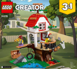 31078-Tree House Treasures - INSTRUCTIONS ONLY Instructions LEGO® Slightly Used Book 1