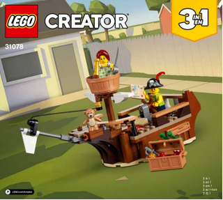 31078-Tree House Treasures - INSTRUCTIONS ONLY Instructions LEGO® Slightly Used Book 3