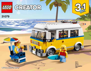31079-Sunshine Surfer Van - INSTRUCTIONS ONLY Instructions LEGO® Slightly Used Book 1
