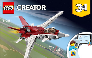 31086-Futuristic Flyer - INSTRUCTIONS ONLY Instructions LEGO® Slightly Used Book 1