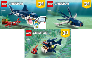 31088-Deep Sea Creatures - INSTRUCTIONS ONLY Instructions LEGO®