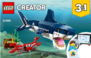 31088-Deep Sea Creatures - INSTRUCTIONS ONLY Instructions LEGO® Slightly Used Book 1