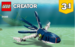 31088-Deep Sea Creatures - INSTRUCTIONS ONLY Instructions LEGO® Slightly Used Book 2