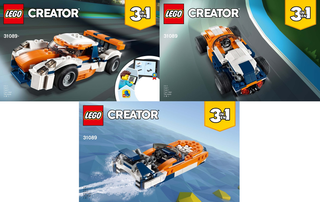 31089-Sunset Track Racer - INSTRUCTIONS ONLY Instructions LEGO®
