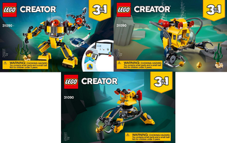 31090-Underwater Robot - INSTRUCTIONS ONLY Instructions LEGO®
