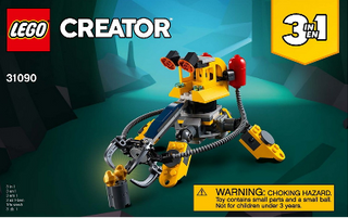 31090-Underwater Robot - INSTRUCTIONS ONLY Instructions LEGO® Slightly Used Book 3