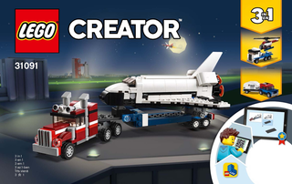 31091-Shuttle Transporter - INSTRUCTIONS ONLY Instructions LEGO®