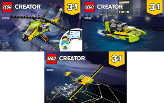 31092-Helicopter Adventure - INSTRUCTIONS ONLY Instructions LEGO®
