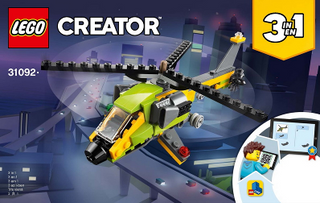 31092-Helicopter Adventure - INSTRUCTIONS ONLY Instructions LEGO® Slightly Used Book 1