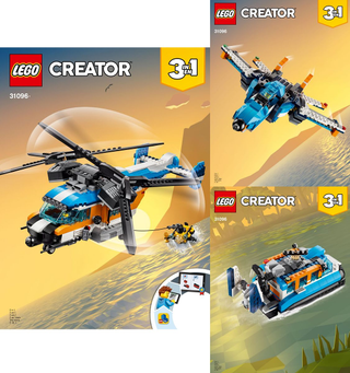 31096-Twin - Rotor Helicopter - INSTRUCTIONS ONLY Instructions LEGO®