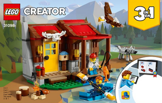 31098-Outback Cabin - INSTRUCTIONS ONLY Instructions LEGO® Slightly Used Book 1