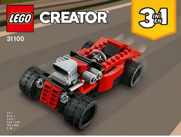 31100-Sports Car - INSTRUCTIONS ONLY Instructions LEGO® Slightly Used Book 2