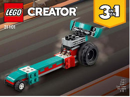 31101-Monster Truck - INSTRUCTIONS ONLY Instructions LEGO® Slightly Used Book 3