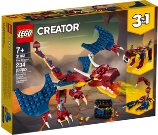 Fire Dragon, 31102-1 Building Kit LEGO®   