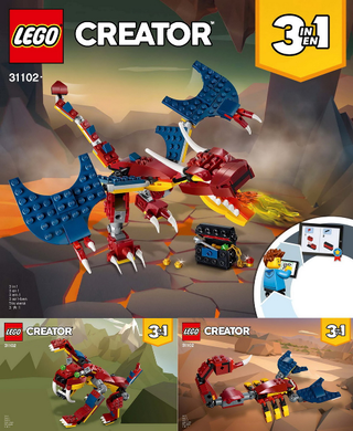 31102-Fire Dragon - INSTRUCTIONS ONLY Instructions LEGO®