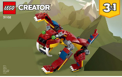 31102-Fire Dragon - INSTRUCTIONS ONLY Instructions LEGO® Slightly Used Book 2