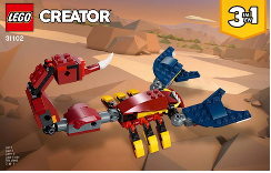 31102-Fire Dragon - INSTRUCTIONS ONLY Instructions LEGO® Slightly Used Book 3