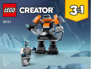 31111-Cyber Drone - INSTRUCTIONS ONLY Instructions LEGO® Slightly Used Book 2