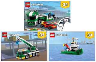 31113-Race Car Transporter - INSTRUCTIONS ONLY Instructions LEGO®