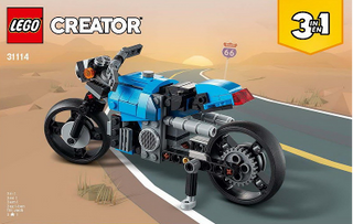 31114-Superbike - INSTRUCTIONS ONLY Instructions LEGO® Slightly Used Book 2