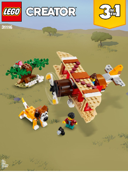 31116-Safari Wildlife Tree House - INSTRUCTIONS ONLY Instructions LEGO® Slightly Used Book 3