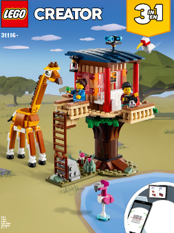 31116-Safari Wildlife Tree House - INSTRUCTIONS ONLY Instructions LEGO® Slightly Used Book 1