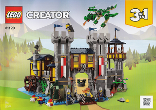 31120-Medieval Castle - INSTRUCTIONS ONLY Instructions LEGO® Slightly Used Book 1
