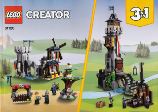 31120-Medieval Castle - INSTRUCTIONS ONLY Instructions LEGO® Slightly Used Book 2