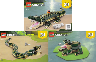 31121-Crocodile - INSTRUCTIONS ONLY Instructions LEGO®