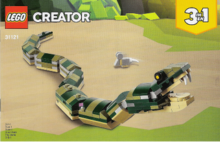 31121-Crocodile - INSTRUCTIONS ONLY Instructions LEGO® Slightly Used Book 2