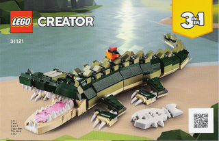 31121-Crocodile - INSTRUCTIONS ONLY Instructions LEGO® Slightly Used Book 1