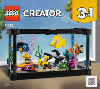 31122-Fish Tank - INSTRUCTIONS ONLY Instructions LEGO® Slightly Used Book 1