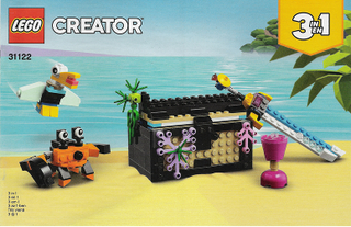 31122-Fish Tank - INSTRUCTIONS ONLY Instructions LEGO® Slightly Used Book 2