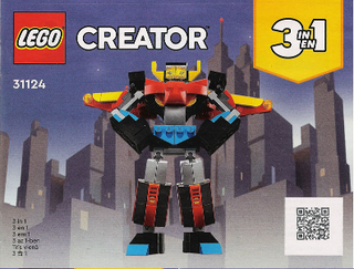 31124-Super Robot - INSTRUCTIONS ONLY Instructions LEGO® Slightly Used Book 1