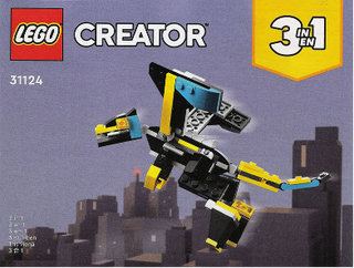 31124-Super Robot - INSTRUCTIONS ONLY Instructions LEGO® Slightly Used Book 3