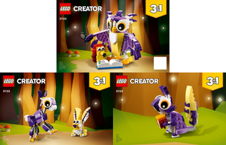 31125-Fantasy Forest Creatures - INSTRUCTIONS ONLY Instructions LEGO®